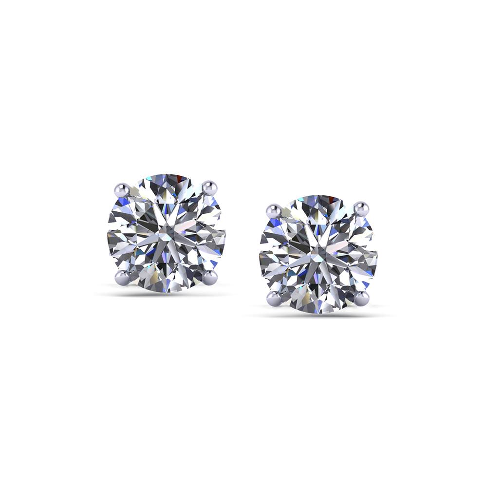 1 1/2 Carat Diamond Stud Earrings Jewelry Designs