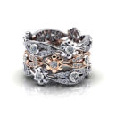 Diamond Floral Wedding Ring - Jewelry Designs