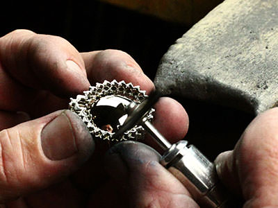 Hand Polishing Jewelry