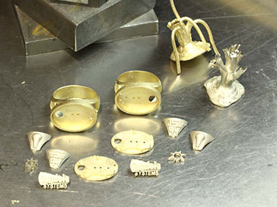 rough gold castings