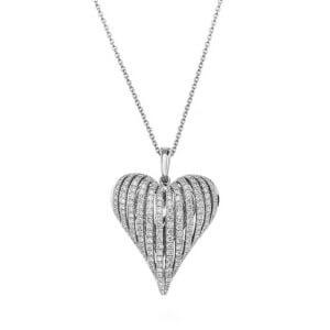 Angel Wing Heart Necklace