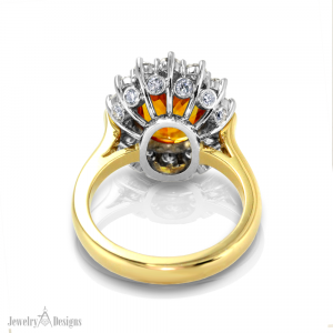 Handmade Golden Sapphire Ring