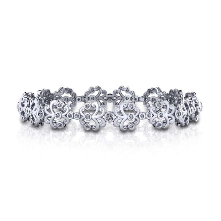 Diamond Spray Bracelet Jewelry Designs