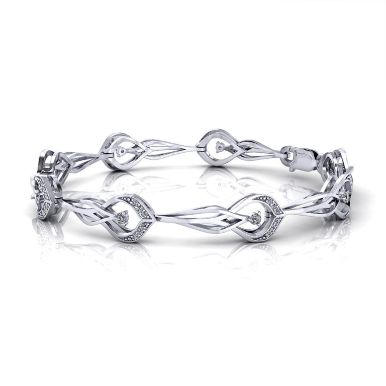 Diamond Spray Bracelet Jewelry Designs