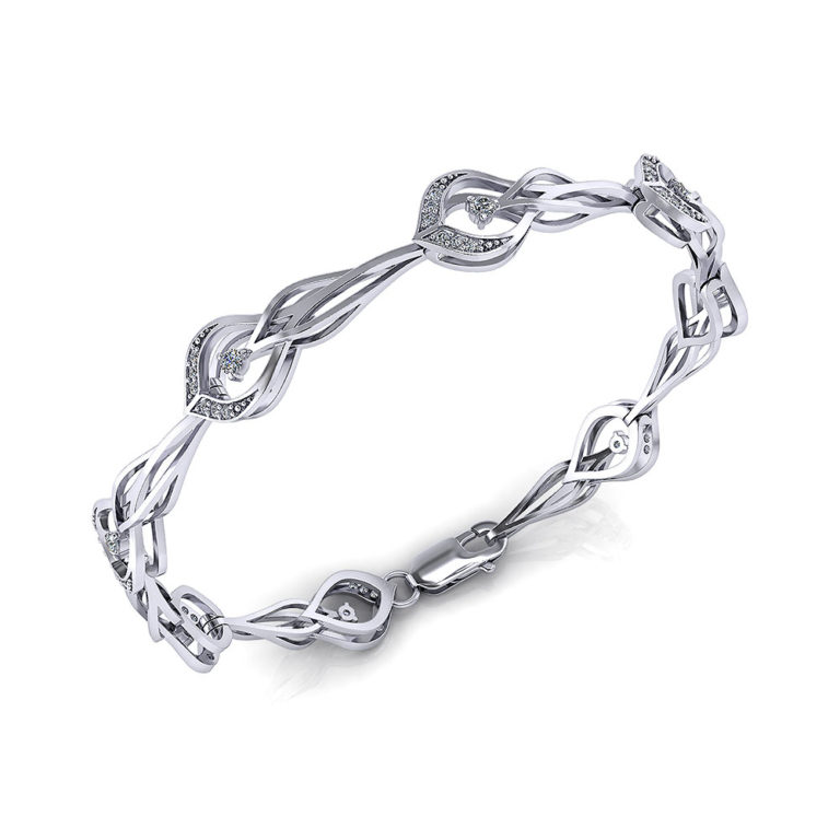 Diamond Spray Bracelet Jewelry Designs