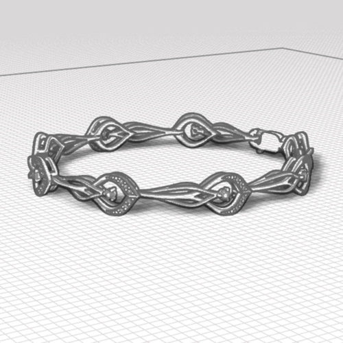 Artisan Diamond Link Bracelet