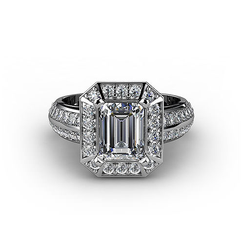 Emerald Diamond Ring Designs 3