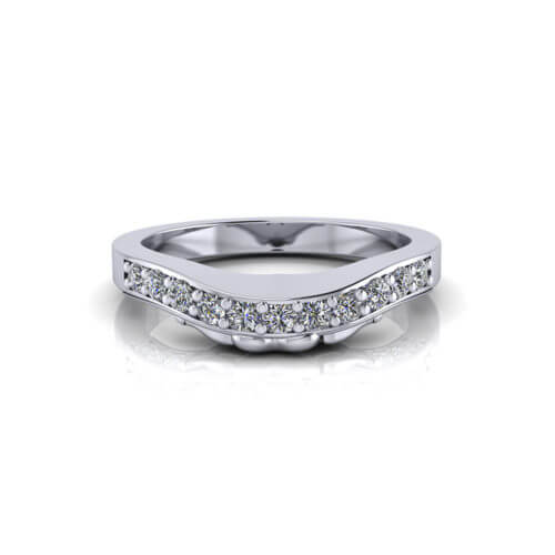 Fitted Claddagh Wedding Ring