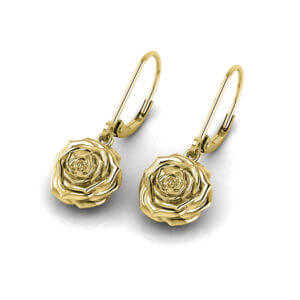 C164155 Floral Rose Earring