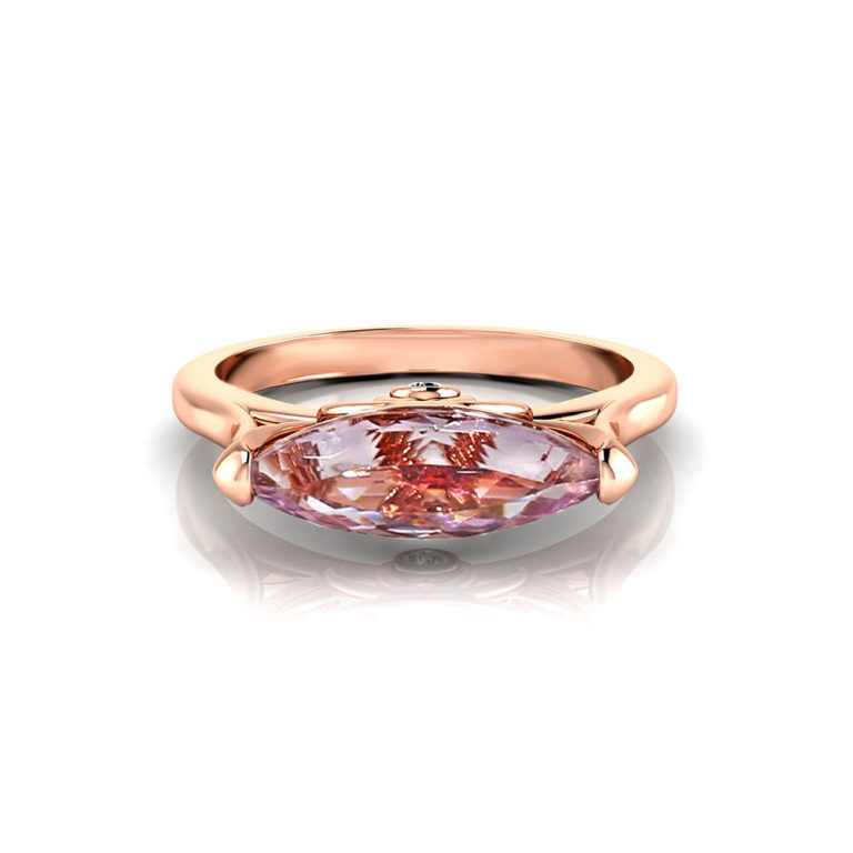 Rose Gold Imperial Topaz Ring Jewelry Designs
