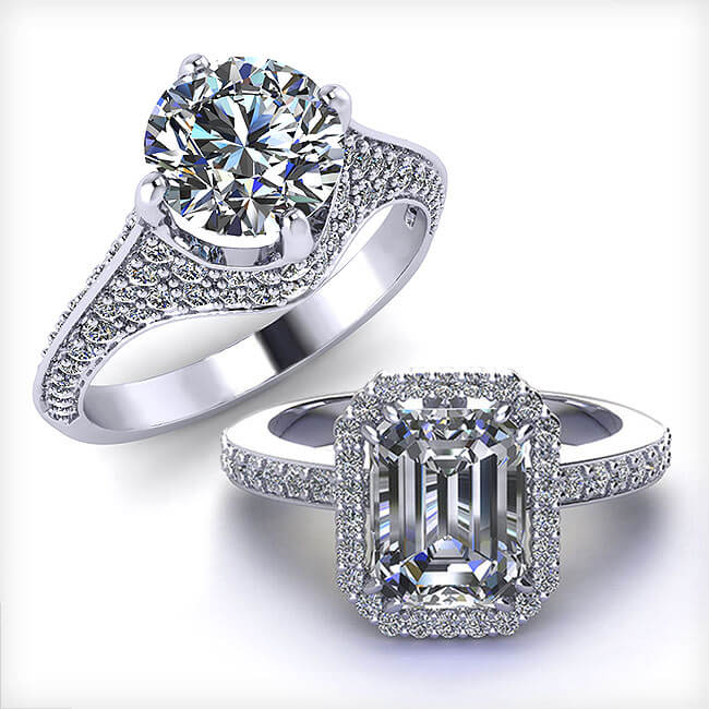 Designer Engagement Rings - Wedding Diamonds