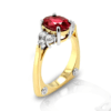 Oval Ruby Ring - Jewelry Designs