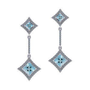 Princess Aquamarine Earrings