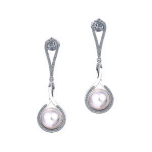 Long South Sea Pearl Earrings