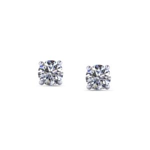 1/2 Carat Diamond Stud Earrings