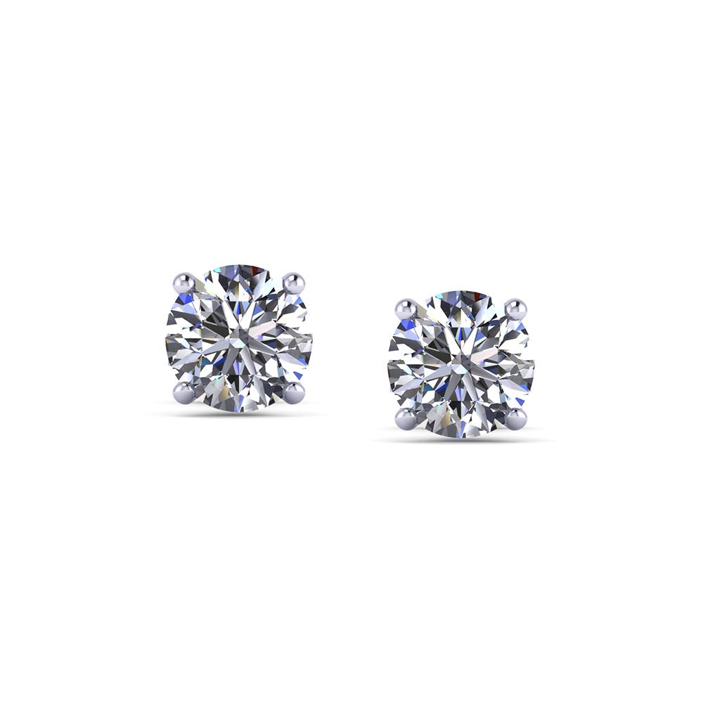 one diamond earrings design