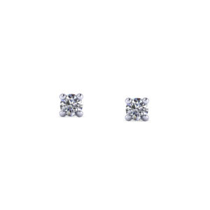 Tiny Diamond Stud Earrings