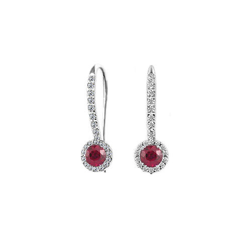 Ruby Drop Earrings | Jewelry Designs