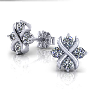 Crisscross Diamond Earrings