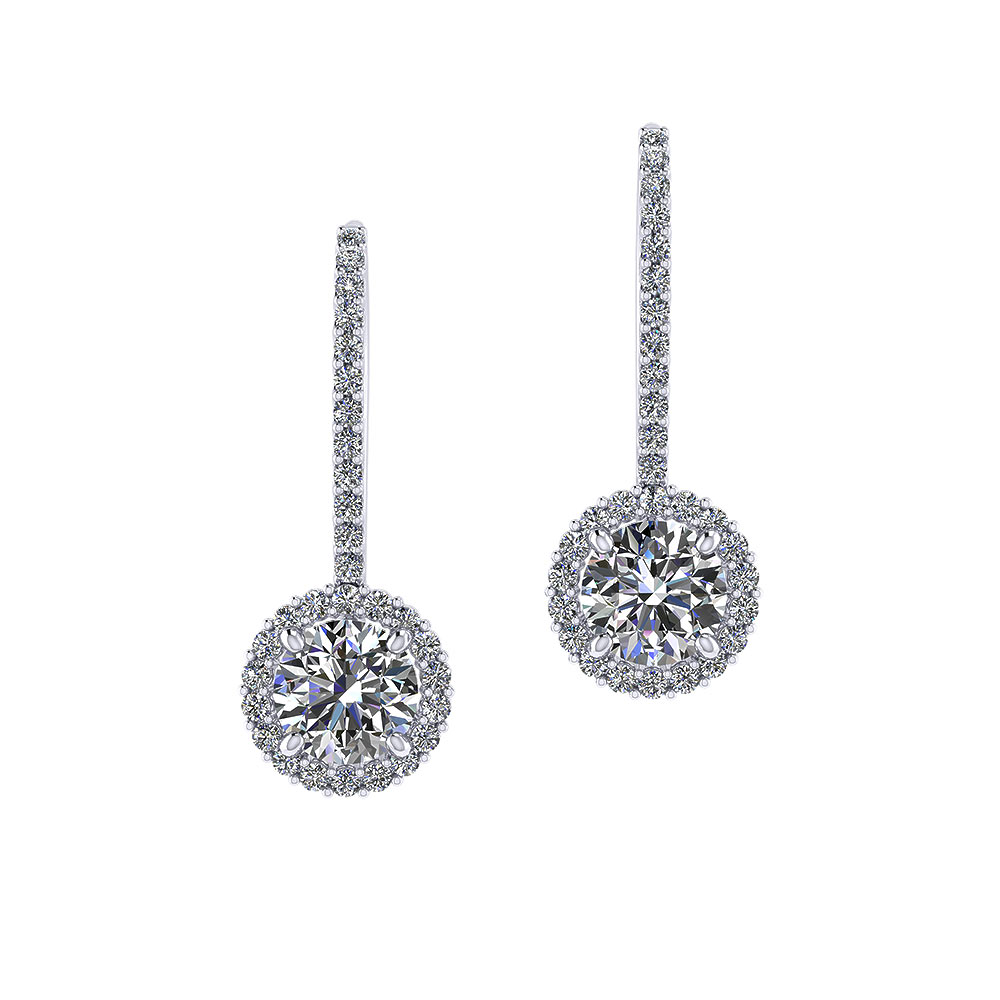 1 1/2 Carat Diamond Stud Earrings - Jewelry Designs