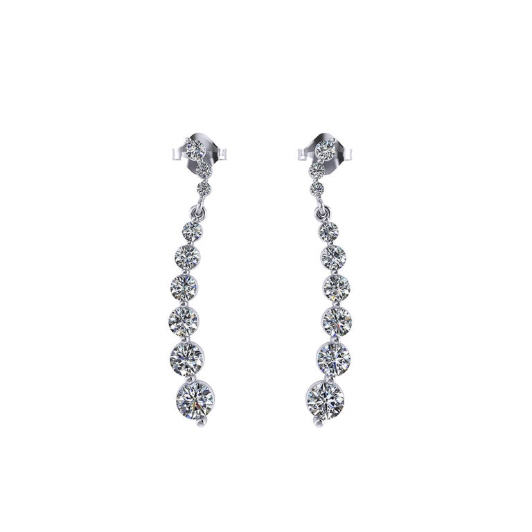 Crescent Dangle Earrings - Jewelry Designs