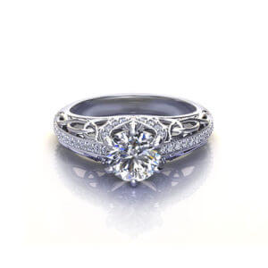 Trinity Knot Engagement Ring