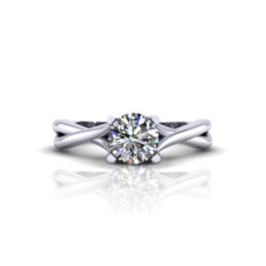 Infinity Lattice Engagement Ring