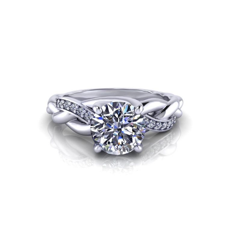 Trinity Knot Engagement Ring Jewelry Designs