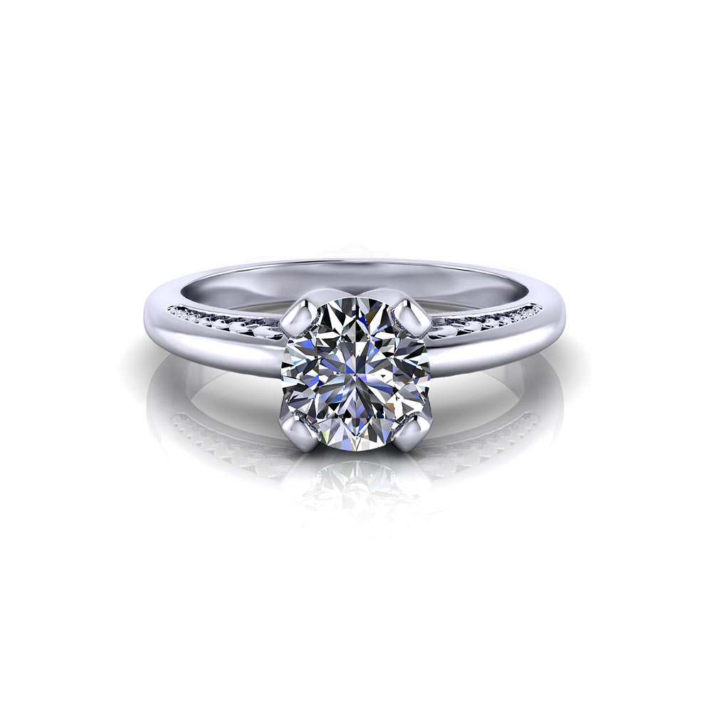 simple solitaire engagement ring 1.3 carat