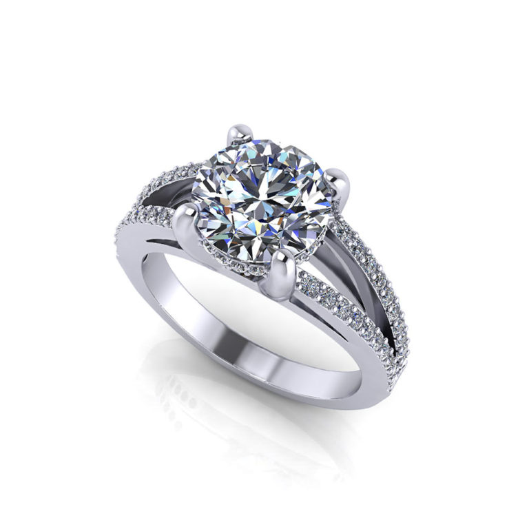 Infinity Lattice Engagement Ring Jewelry Designs