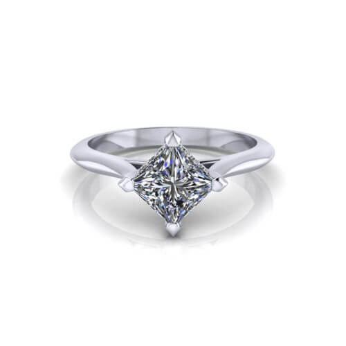 Platinum Princess Engagement Ring