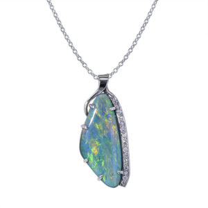 Australian Opal Slide Necklace