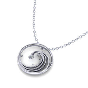 Spinning Wave Necklace