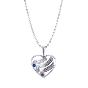 Family Heart Necklace