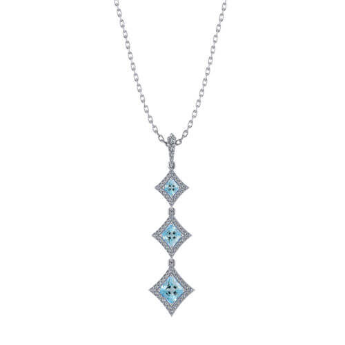 Princess Aquamarine Necklace