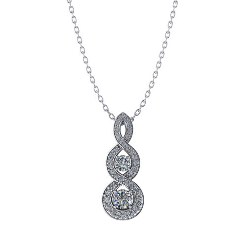 Elegant Diamond Drop Necklace