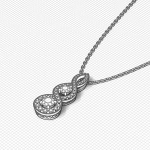 Elegant Diamond Drop Necklace - Jewelry Designs