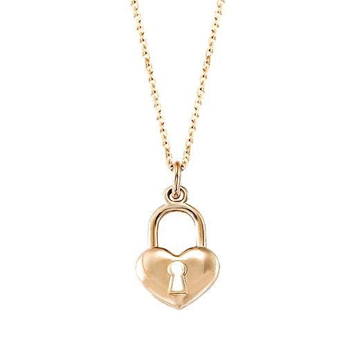 Love Lock Gold Filled Heart Charm 15x9.5x2.5mm 1PCS Love Key Lock Pendant is suitable for bracelets necklaces and jewelry making supplies