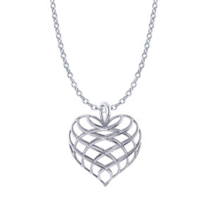 Lattice Heart Necklace