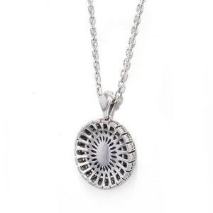 Black Opal Diamond Necklace