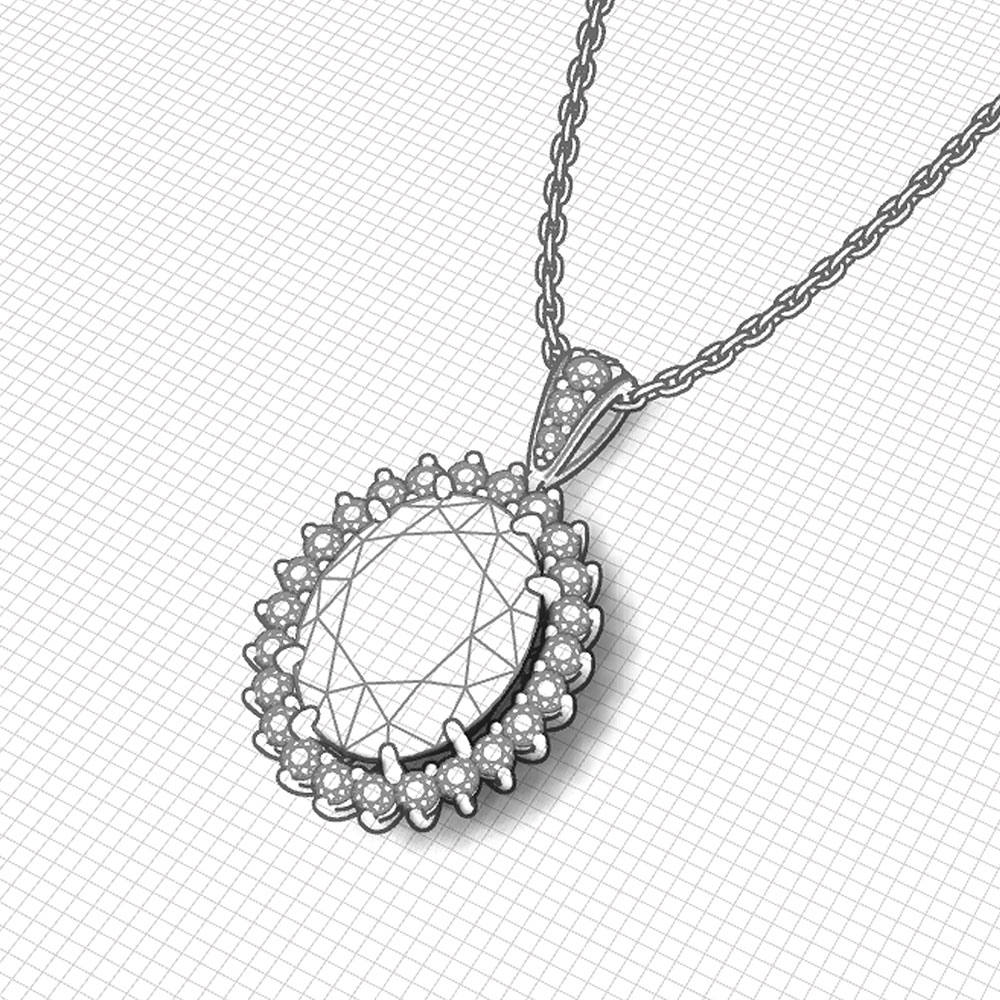 Tanzanite Lady Di Necklace - Jewelry Designs