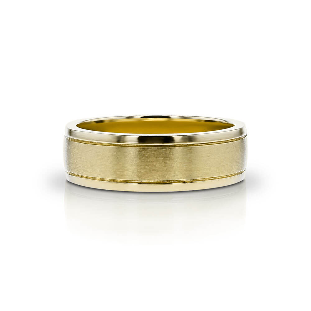Satin Finish Comfort-Fit Wedding Band 6.5mm – RW Fine Jewelry