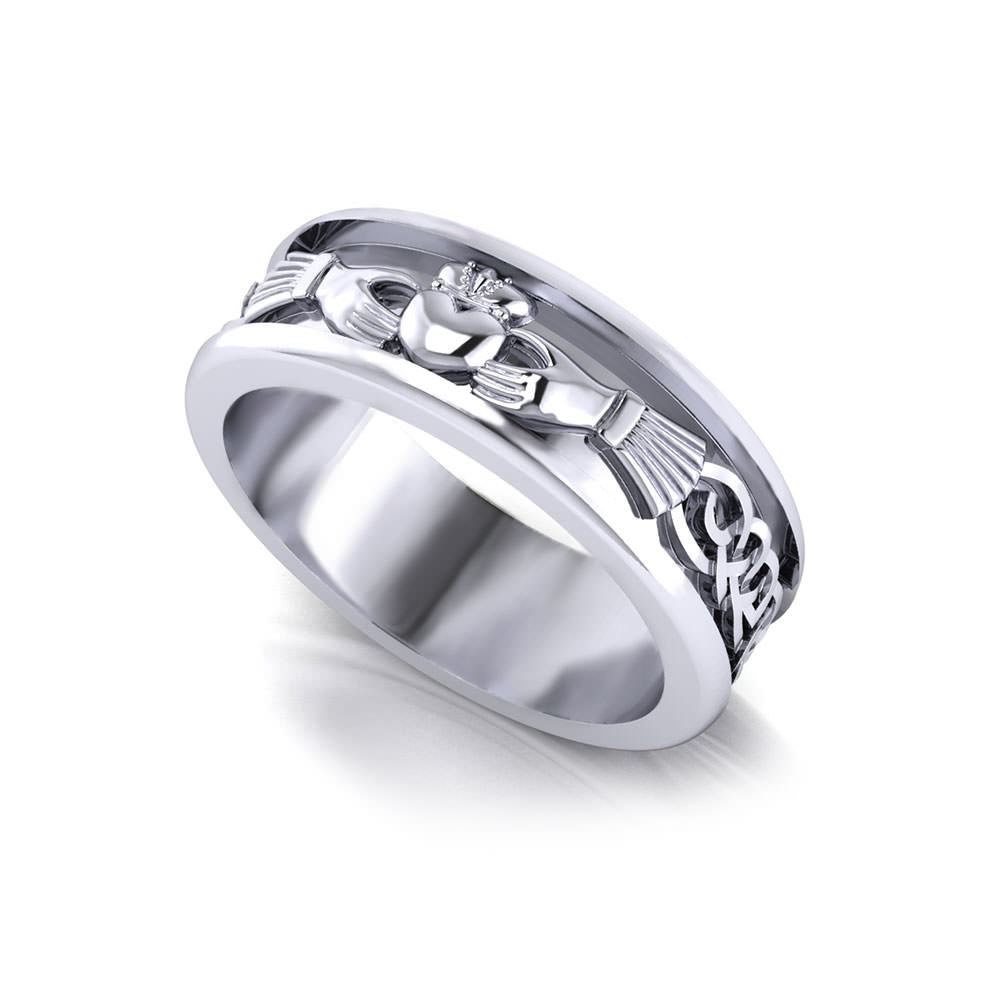 Elegant claddagh engagement and wedding ring sets - Matvuk.Com