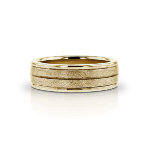Men’s Grooved Wedding Band