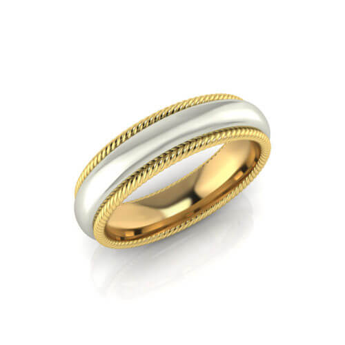4.5mm Men's Wedding Band | Jewelry Designs