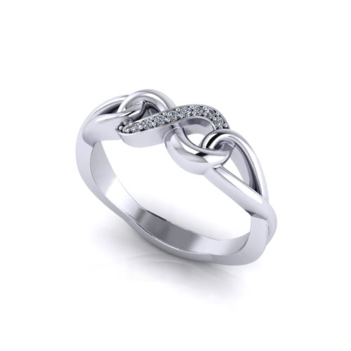 Diamond Infinity Promise Ring