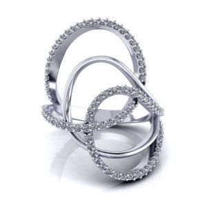 Loopy Diamond Ring