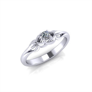 Floral Promise Ring