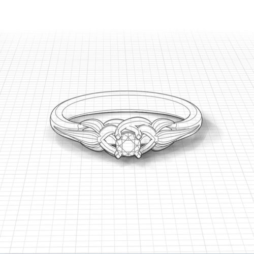 Floral Promise Ring