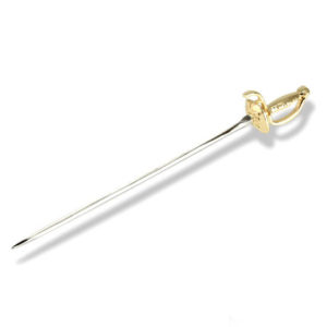 Civil War Rapier Sword Lapel Pin